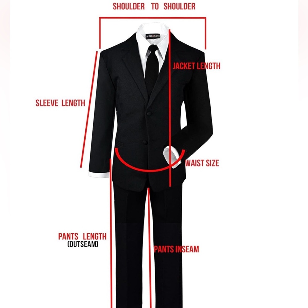 Black n Bianco Boys' Formal Black Suit - Picture 7 of 16